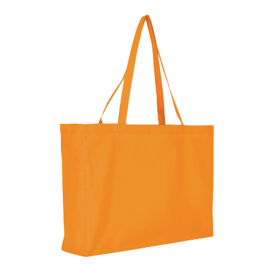 XL Shopper aus Baumwolle Mandarin 48x36x12 cn