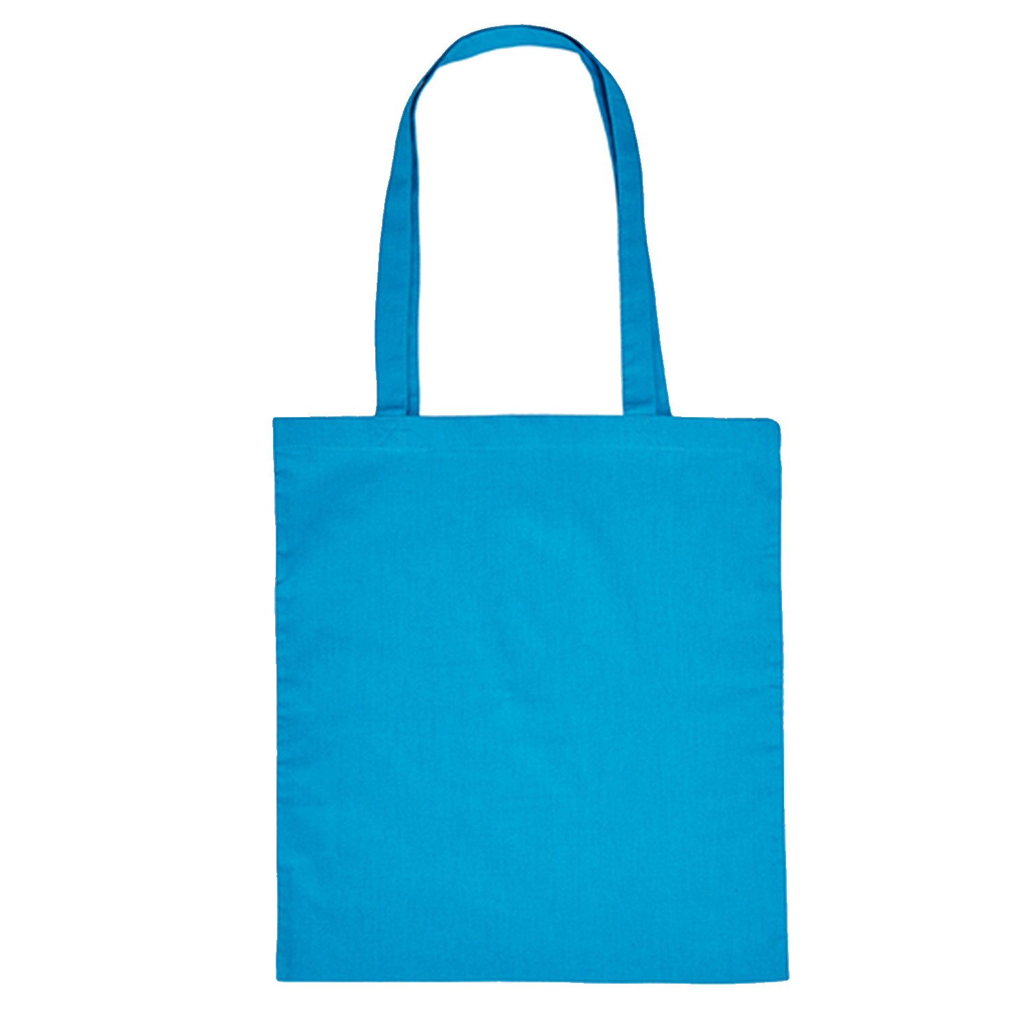 Baumwolltasche lange Henkel Hellblau 38 x 42 cm Baumwolltasche lange Henkel Hellblau 38 x 42 cm