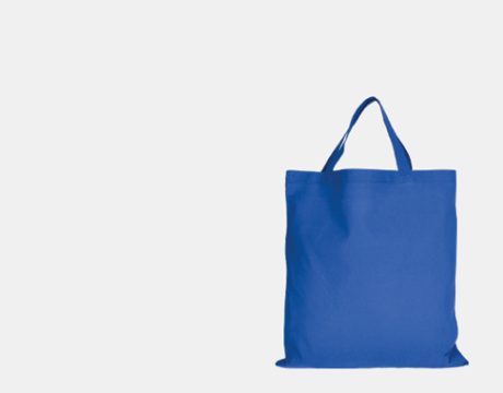 Bio Baumwolltasche kurze Henkel