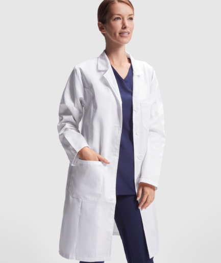 Medizinescher Arbeitskittel Damen Vaccine